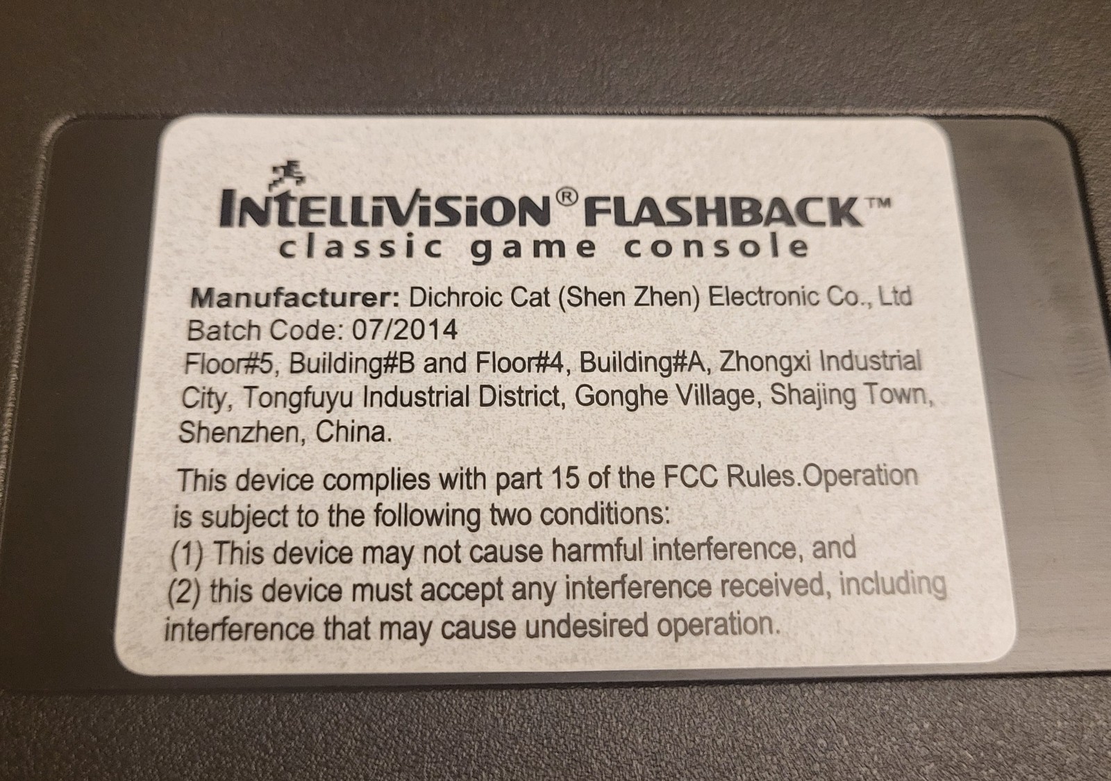 IntelliVision Flashback Classic Game Console With 60 Built-In Games