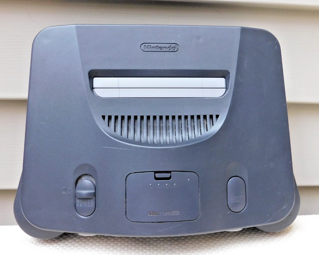 Nintendo 64 N64 Console Tested w/ Grey Controller Bundle OEM except for AV Cable