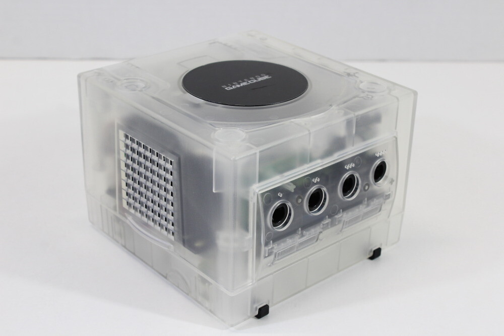 Nintendo Gamecube Console Clear Transparent White NTSC-U/C DOL-001 GC RGB LED