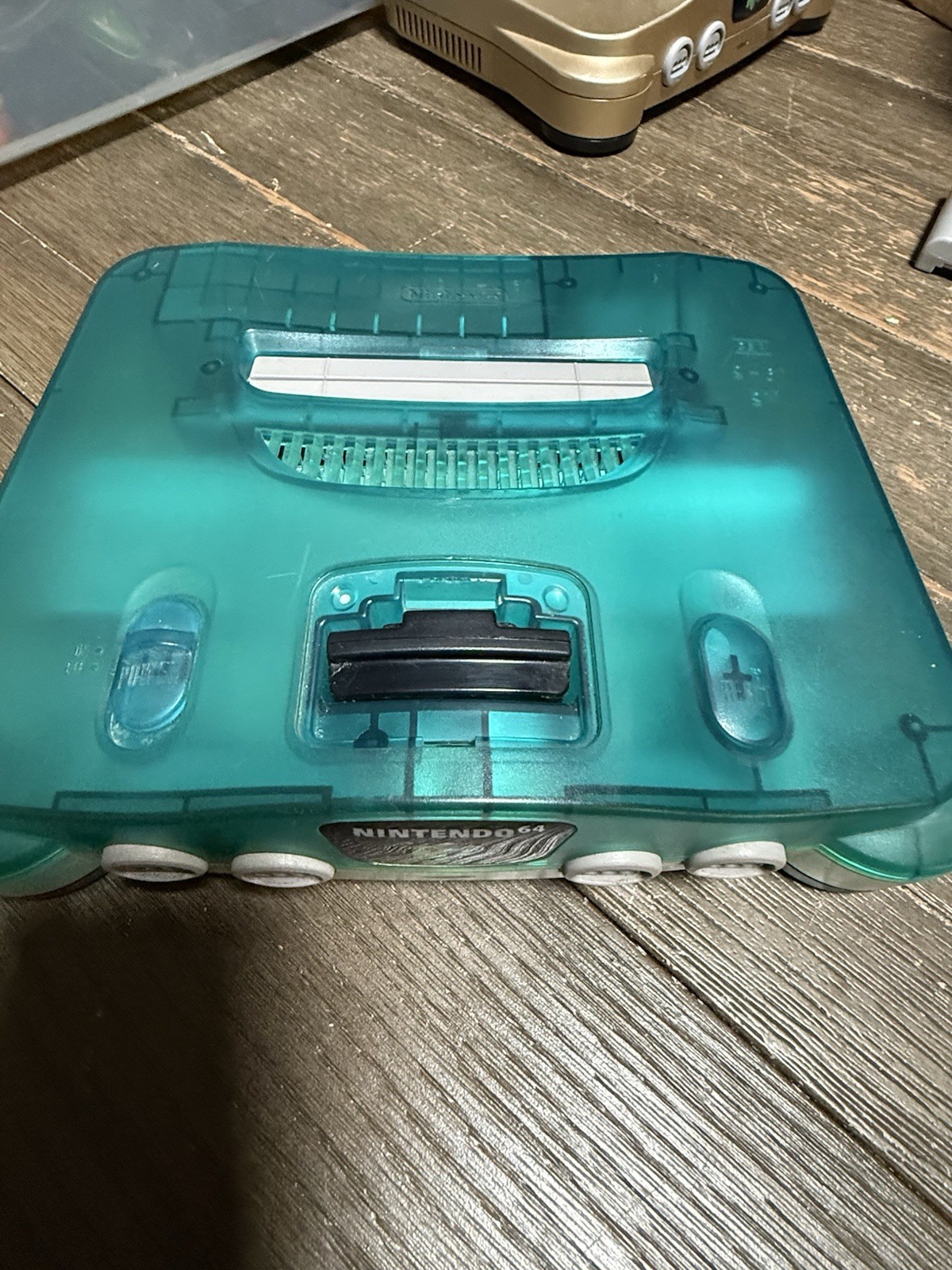 Nintendo N64 Funtastic Clear Blue Japanese Console Region Free TESTED Working
