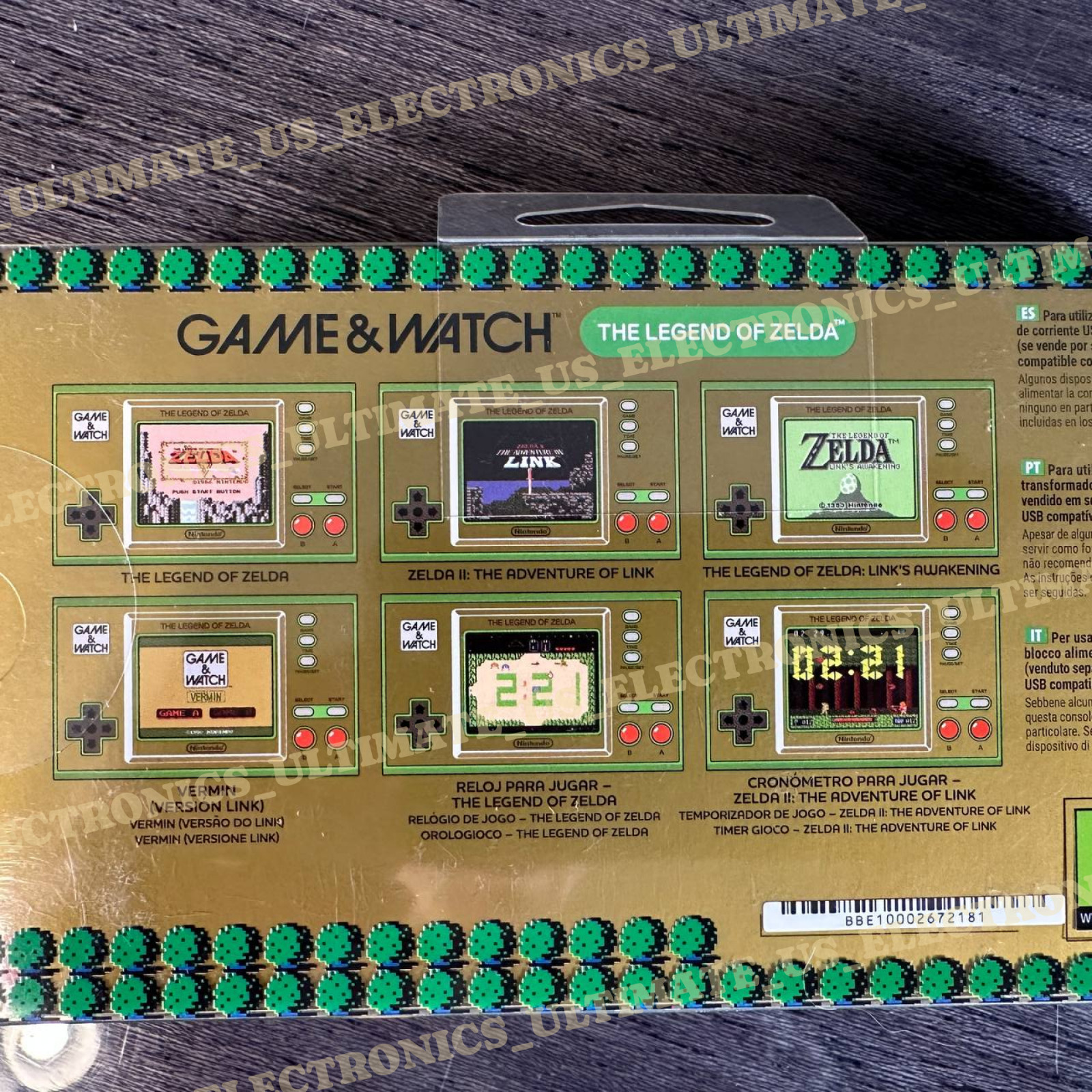 Nintendo Game and Watch: The Legend of Zelda Handheld Game System EU New Sealed