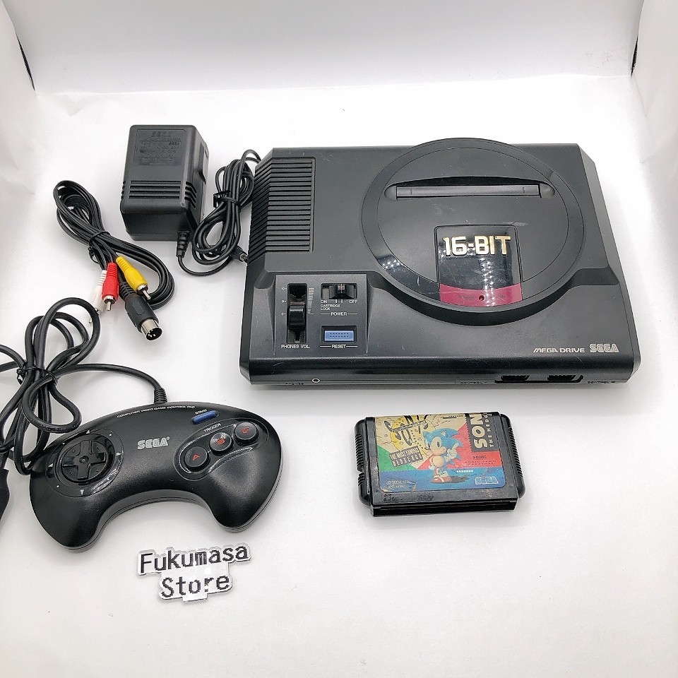 Sega Mega Drive Console HAA-2510 Controller Megadrive NTSC-J Japan Tested