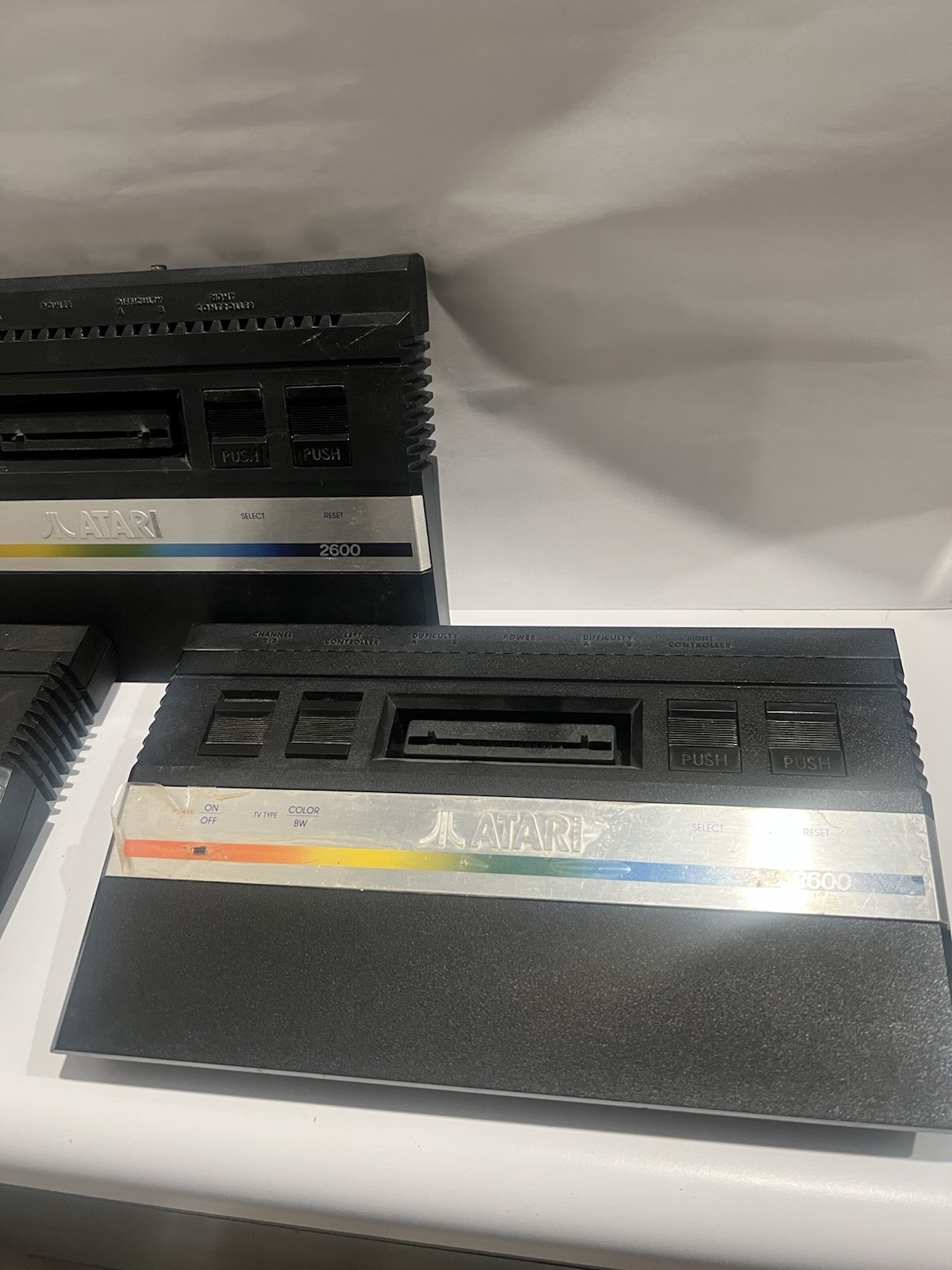 Atari 2600 Junior “Rainbow” Consoles – Lot of 3