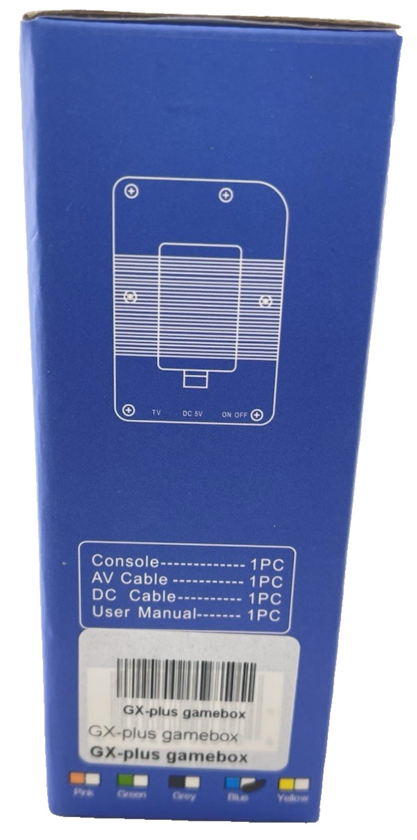 Game Box Plus- Hand Held Game System Blue With Controller/ New