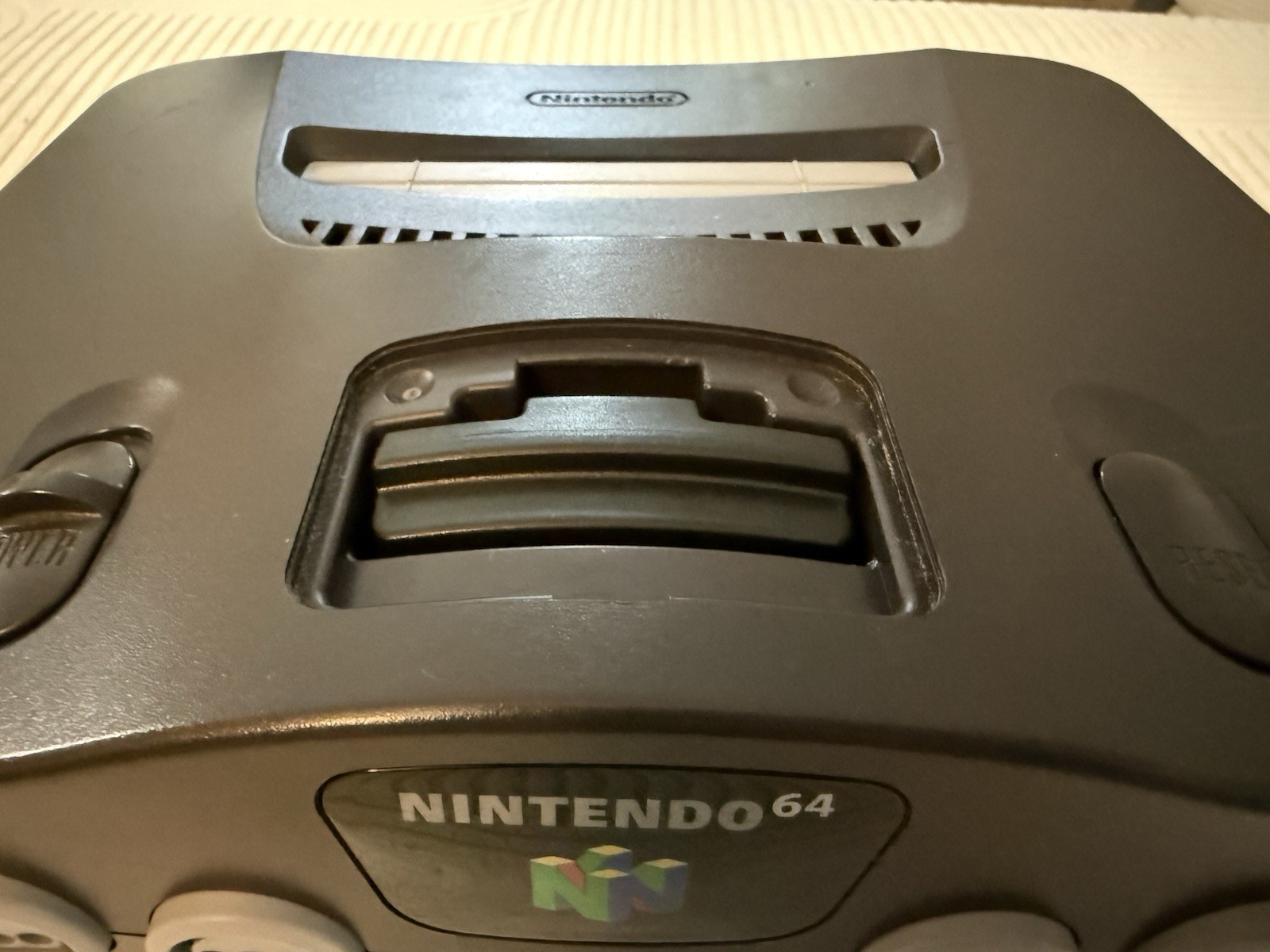 Nintendo 64 N64 Console Black/Gray NTSC-U/C w/ Controller, hookups & Jumper Pak