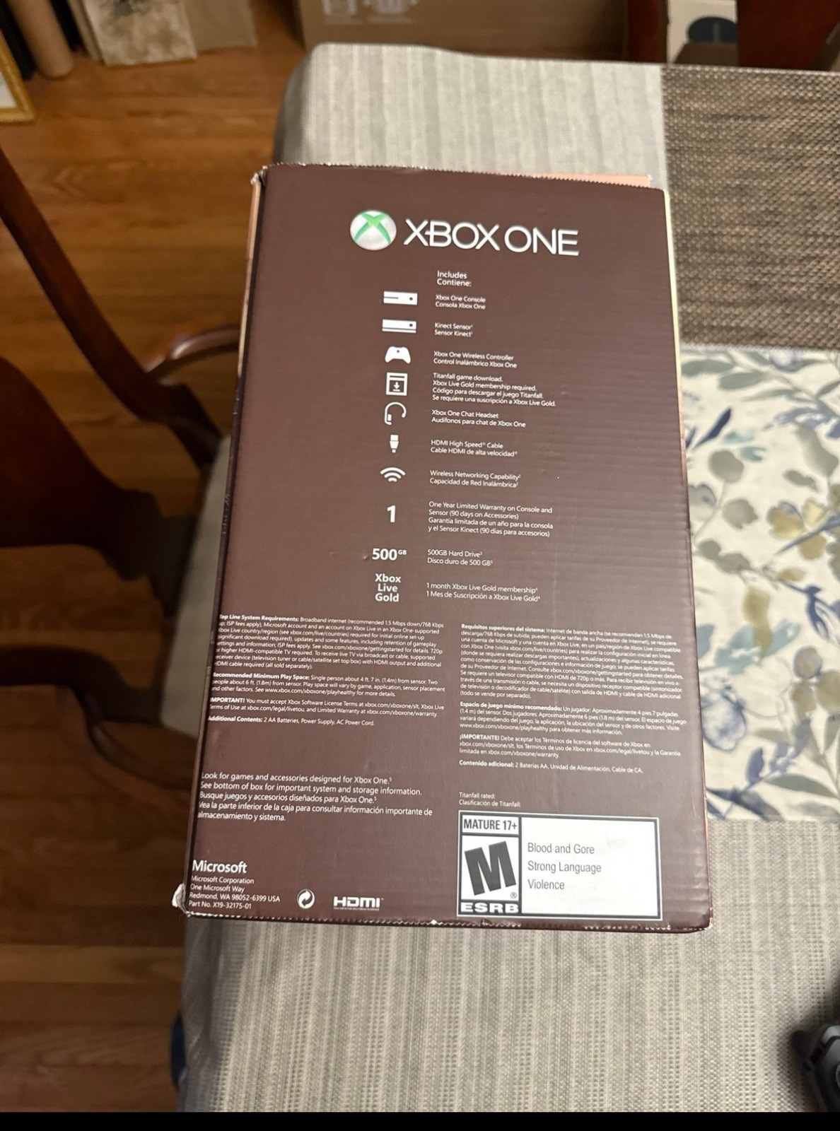 Xbox One 500 GB Titanfall Bundle Black Console (game not included)