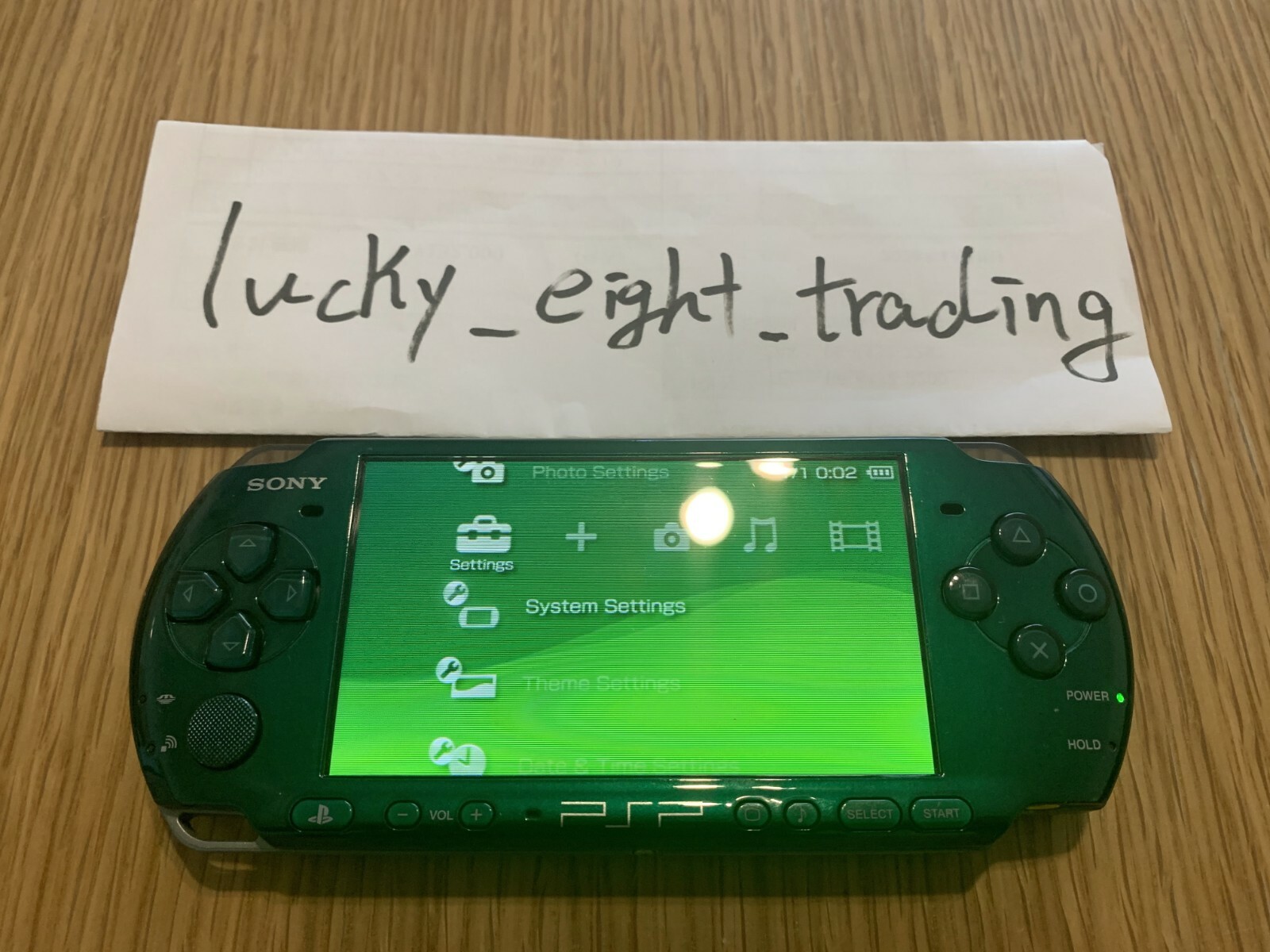 PSP 3000 Spirited Green SG Console Charger [CC]