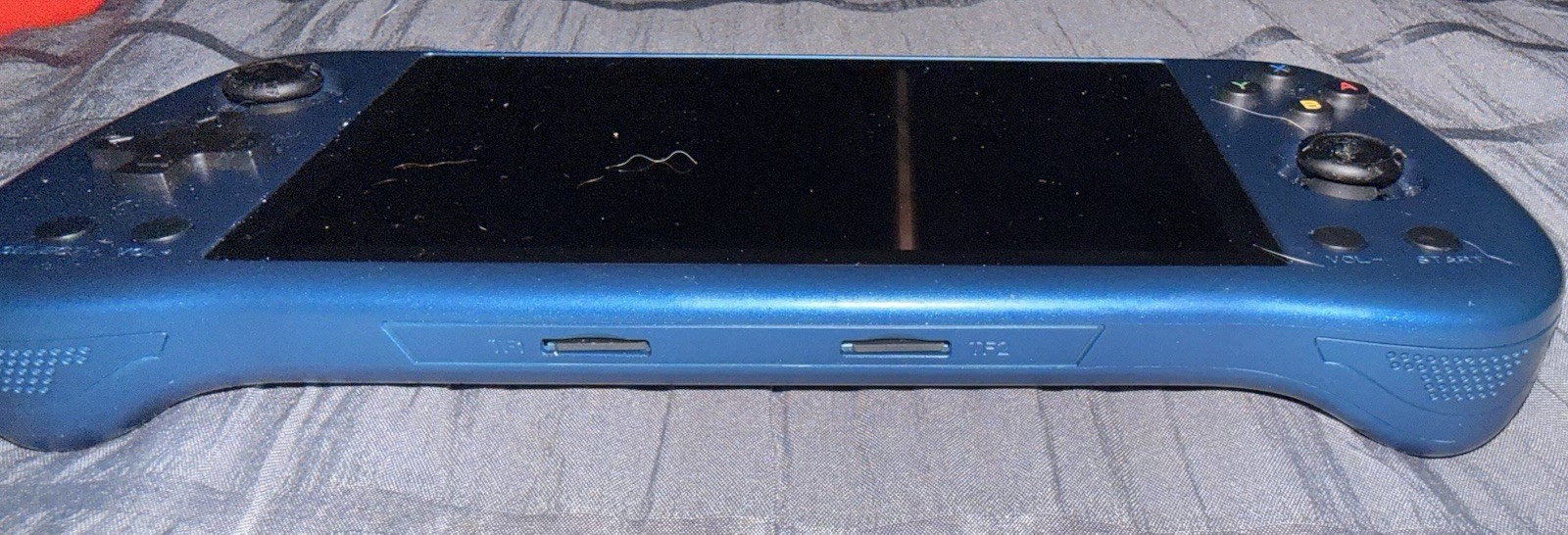 X55 Blue Handheld System HDMI USB-C Headphone Jack MicroSD Used