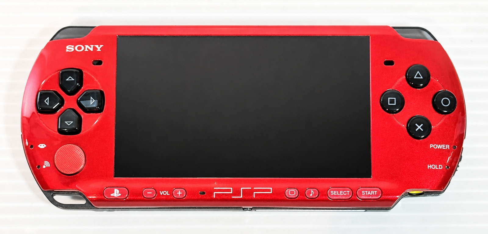 Sony PSP-3000 Console Red Black VALUE PAK Region Free w/2GB, Pouch – Excellent