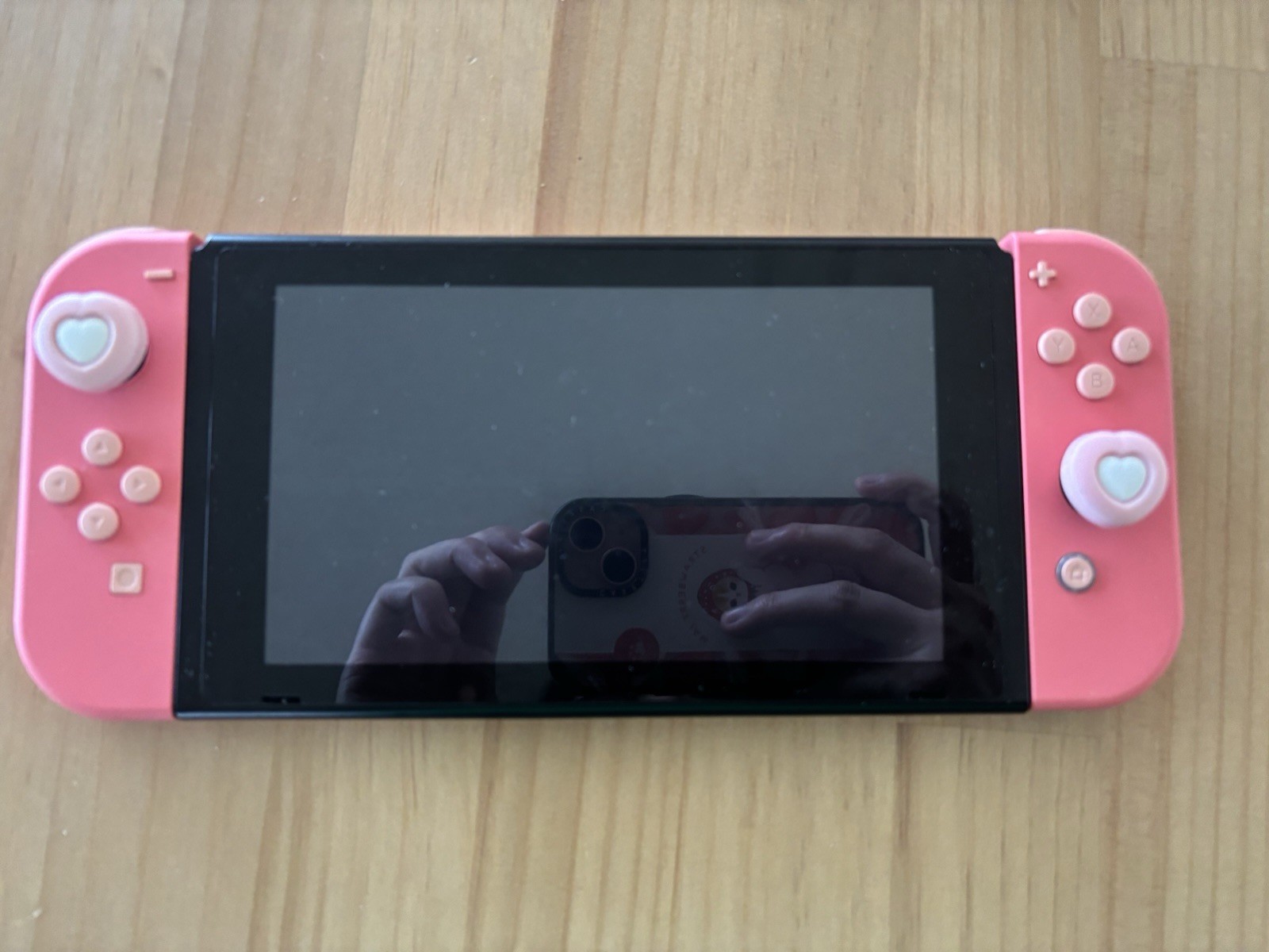 Pink Nintendo Switch Custom Including Charger And Dock