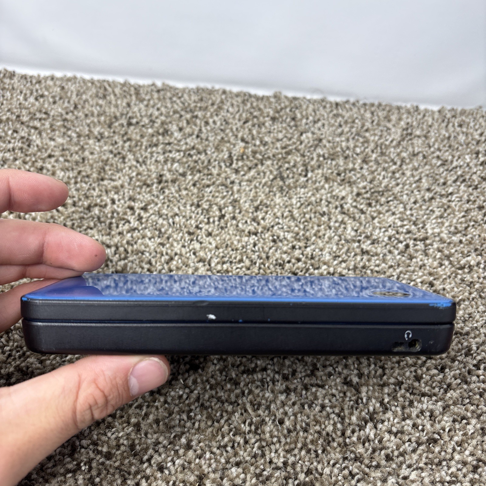 Nintendo DSi XL Handheld System Midnight Blue Tested No Charger