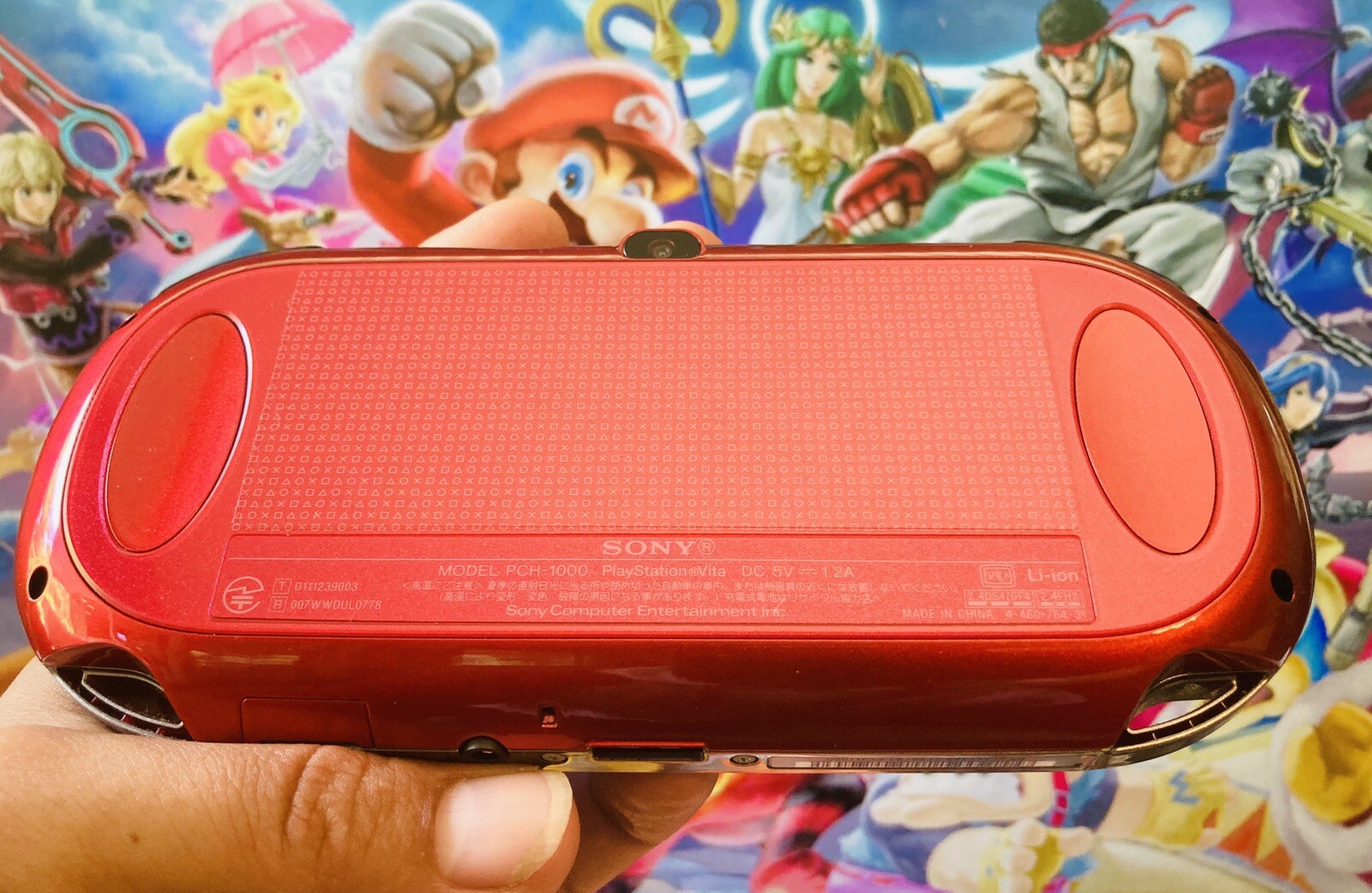 Cosmic Red Sony PlayStation PS Vita PSV Portable Console FAT OLED PCH-1000