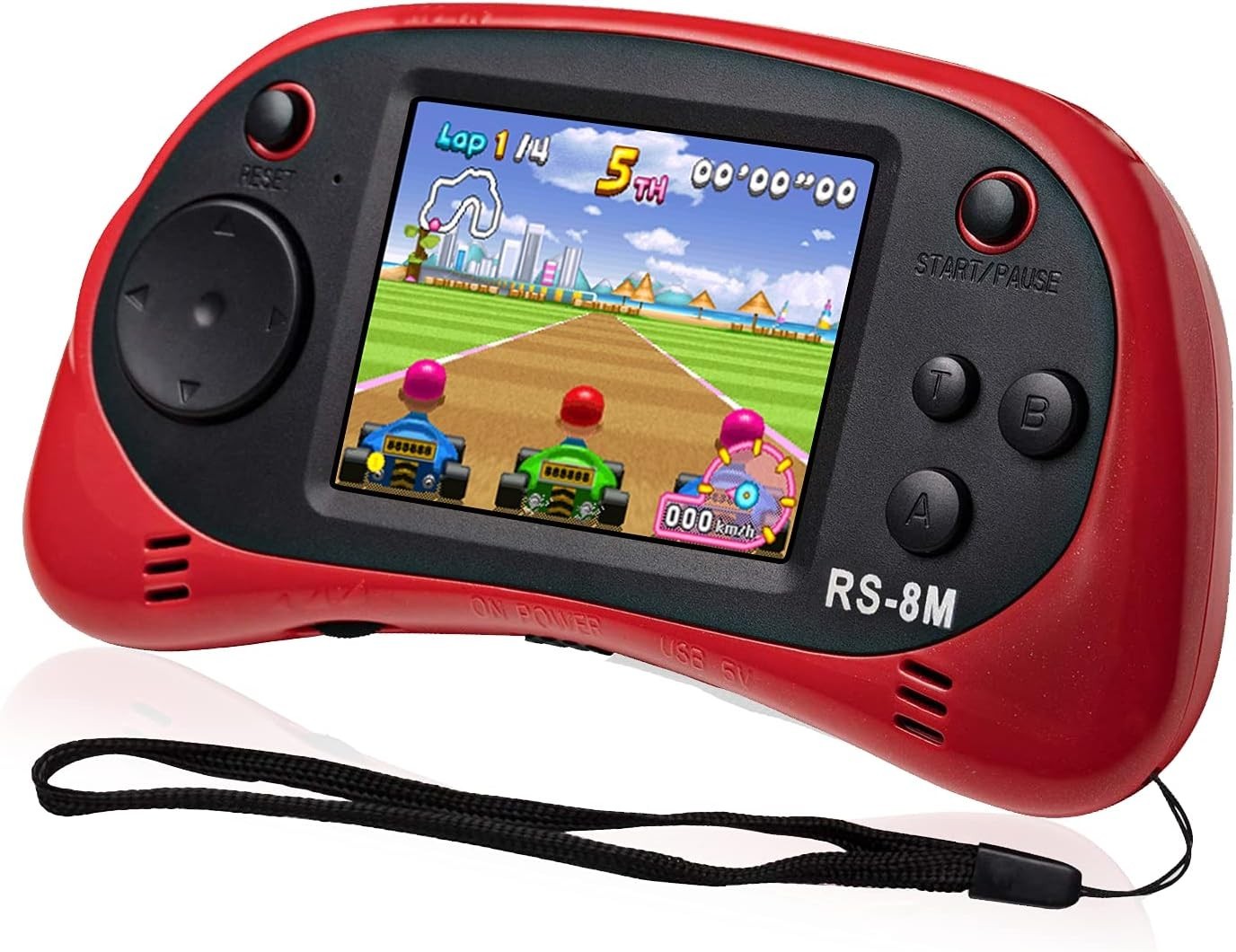 16 Bit Handheld Game Player – Lightweight, Rechargeable & Includes Accessories
