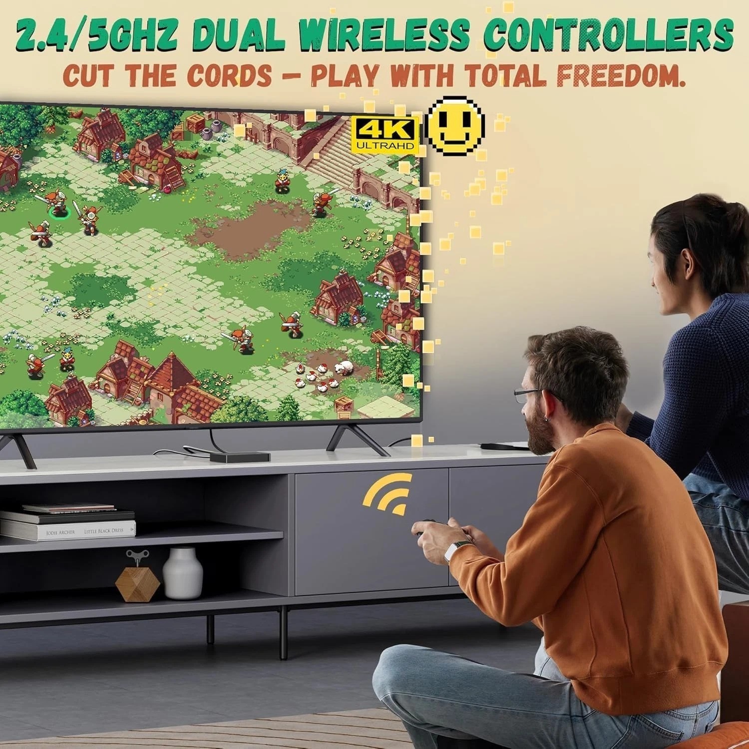 Ultimate Retro Game Stick: Built-in 23 Emulators & 4K HDMI for Gaming Bliss