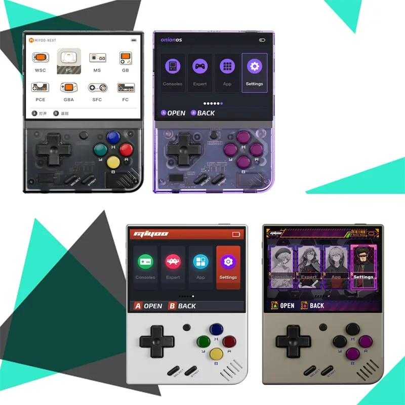 Portable Retro Handheld Game Console V2 Mini+ IPS Screen Linux Children Gift