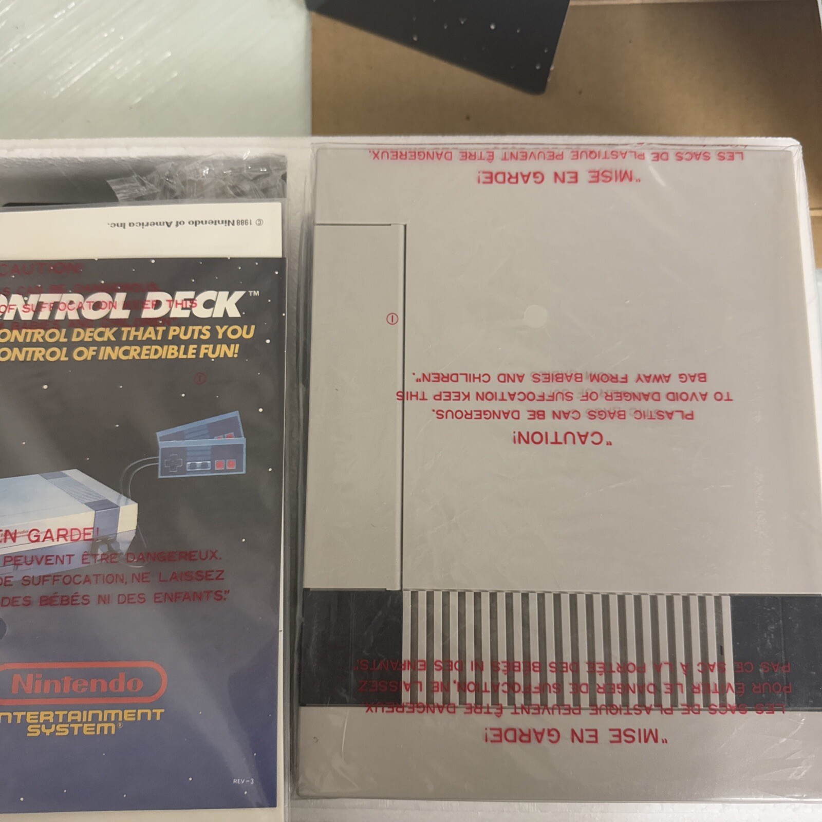 Nintendo NES Control Deck Game Console In Box GREAT CONDITION! TESTED/WORKS LOT