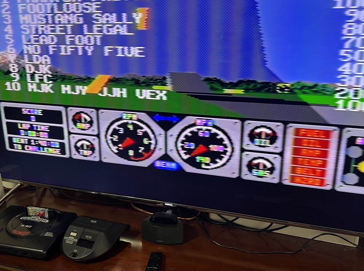 SEGA Genesis 16 Bit Model 1601 & Power Base Converter Model 1620: Tested