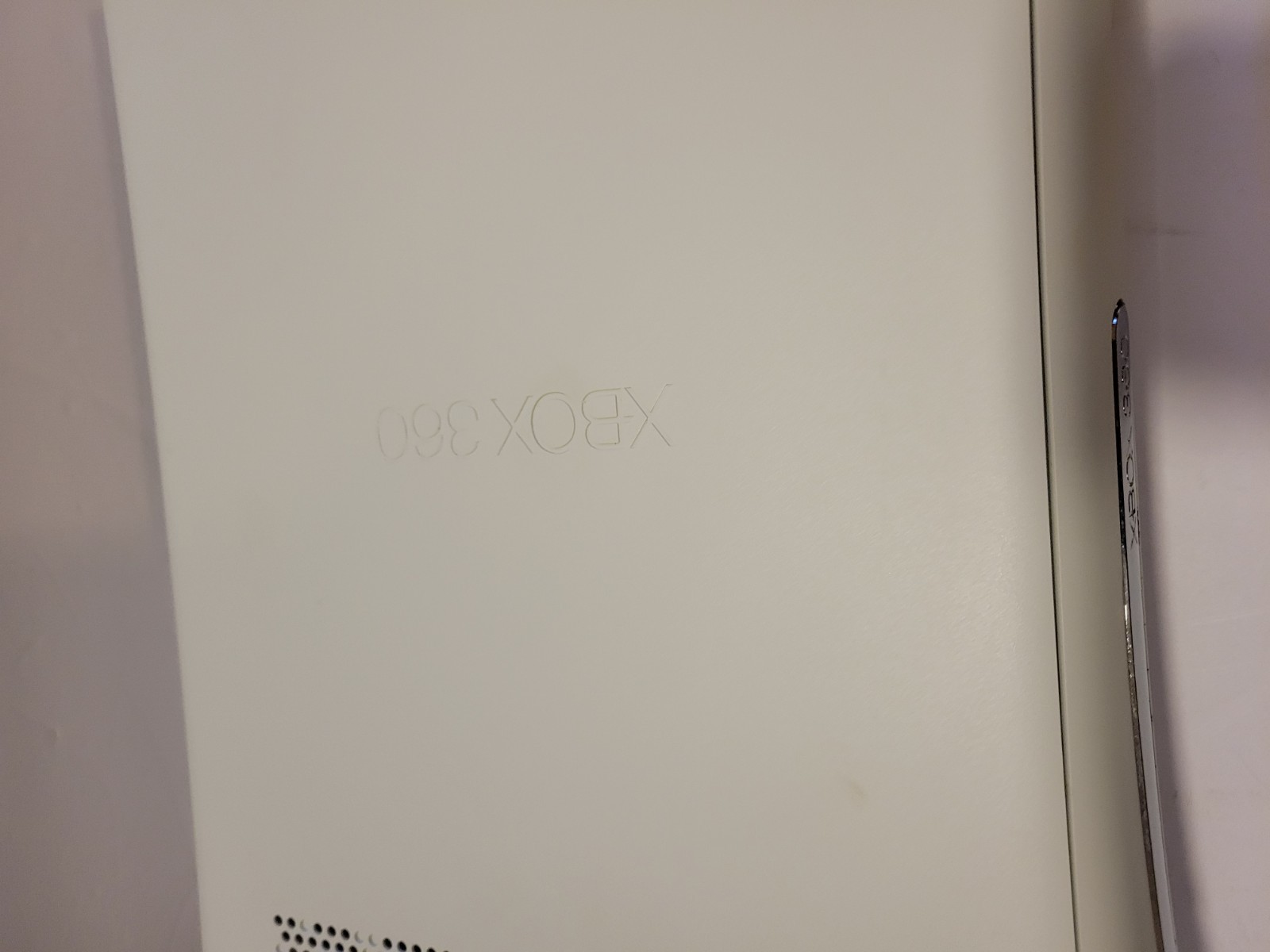 Microsoft Xbox 360 Console System With Power Cable Cord 60GB White Tested