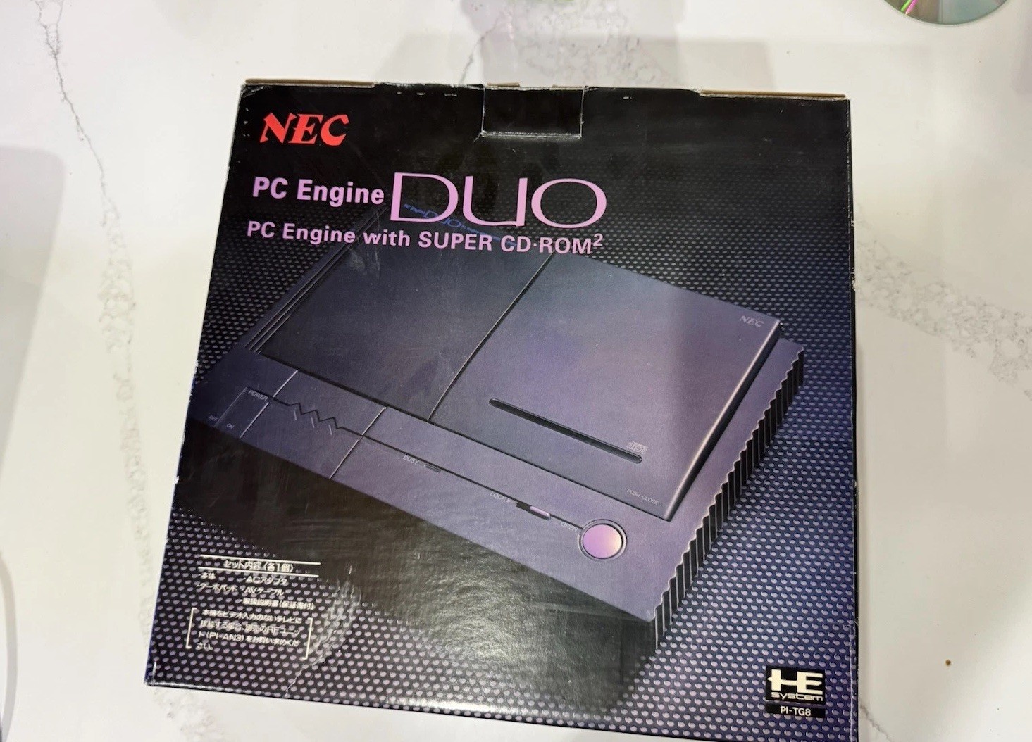 PC Engine Duo Open Box CIB NEC PI-TG8 Amazing Cond. Tested Japan