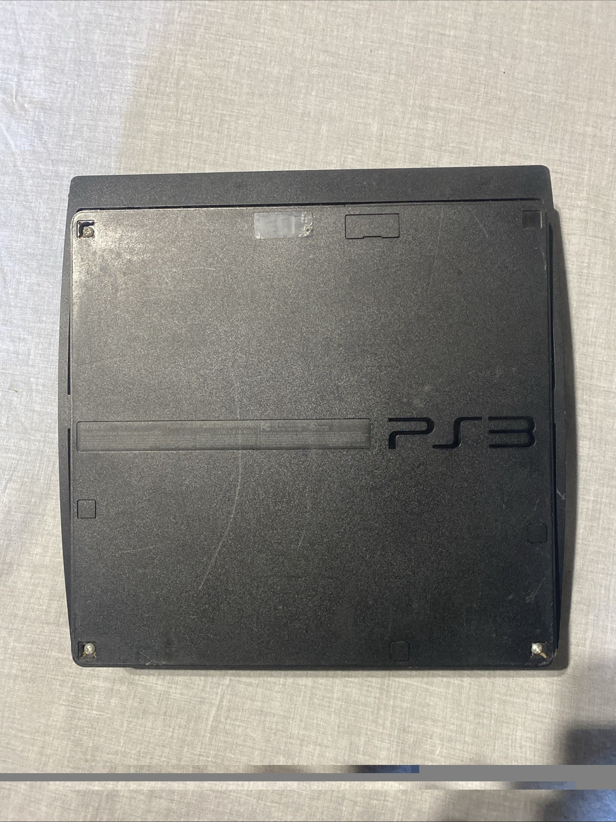 Sony PlayStation 3 PS3 Slim CECH-2001A Black Console Only Tested Works