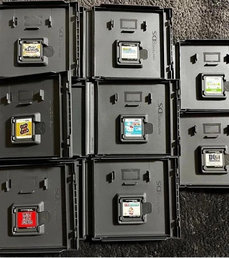 Nintendo DSi LL Dark Brown Console Tested Working Boxed 38 Games Set Bundle