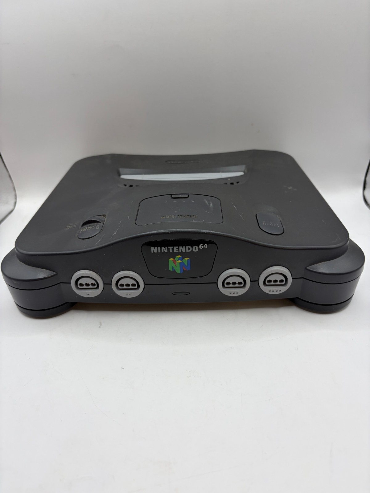 NINTENDO 64 N64 CONSOLE SYSTEM W/ CONTROLLER & CABLES WORKING NUS-001
