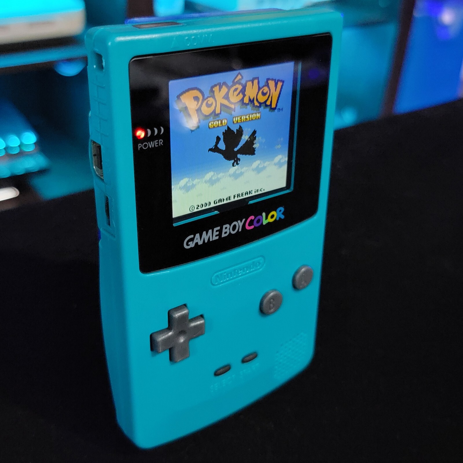 Teal Gameboy Color IPS Console Backlit LCD Screen GBC Game Boy