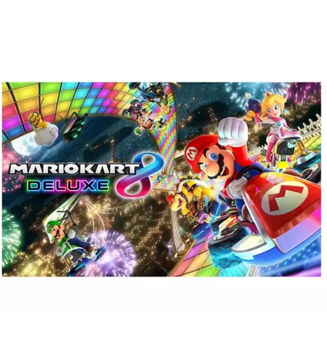 Nintendo Switch OLED Mario Kart Deluxe Bundle + Switch Online – NEW Mint