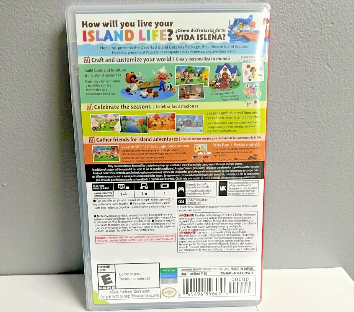 Animal Crossing: New Horizons Switch New Game Special (Multiplayer, Sim 2020)
