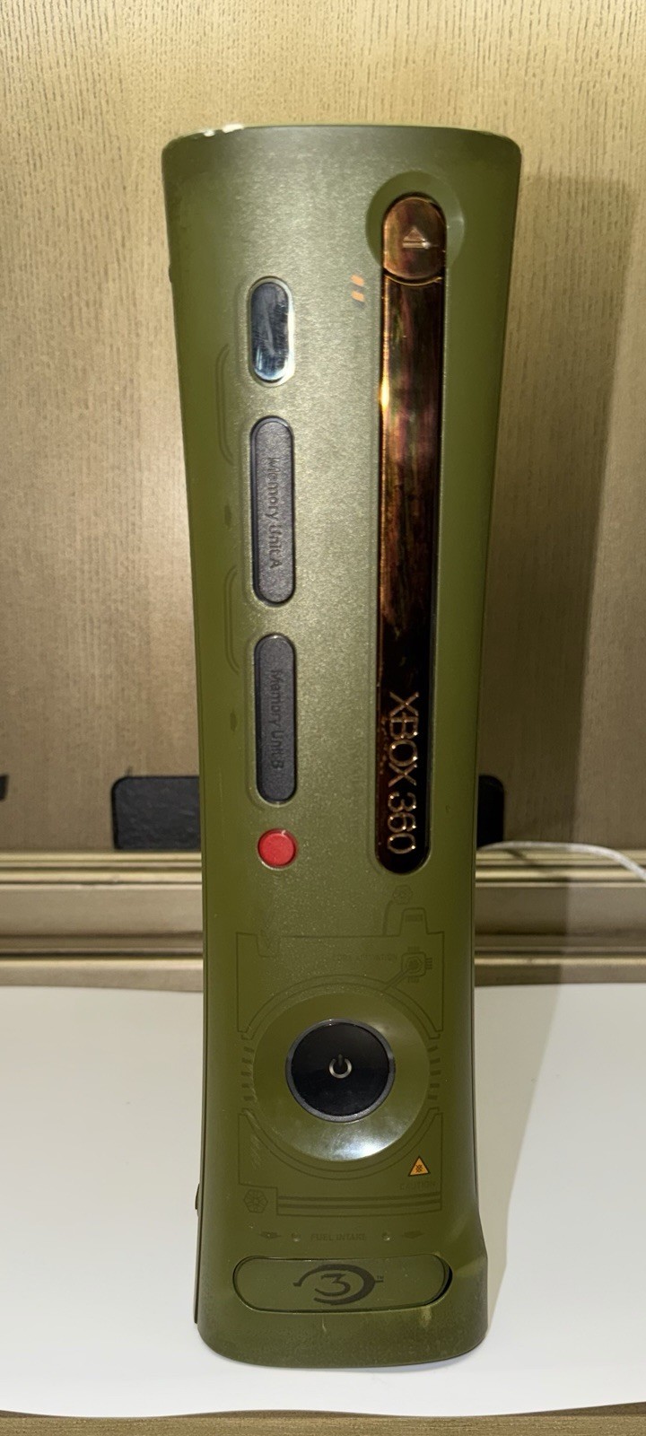 Xbox 360 Halo 3 Special Edition Console Only Green Untested For Parts