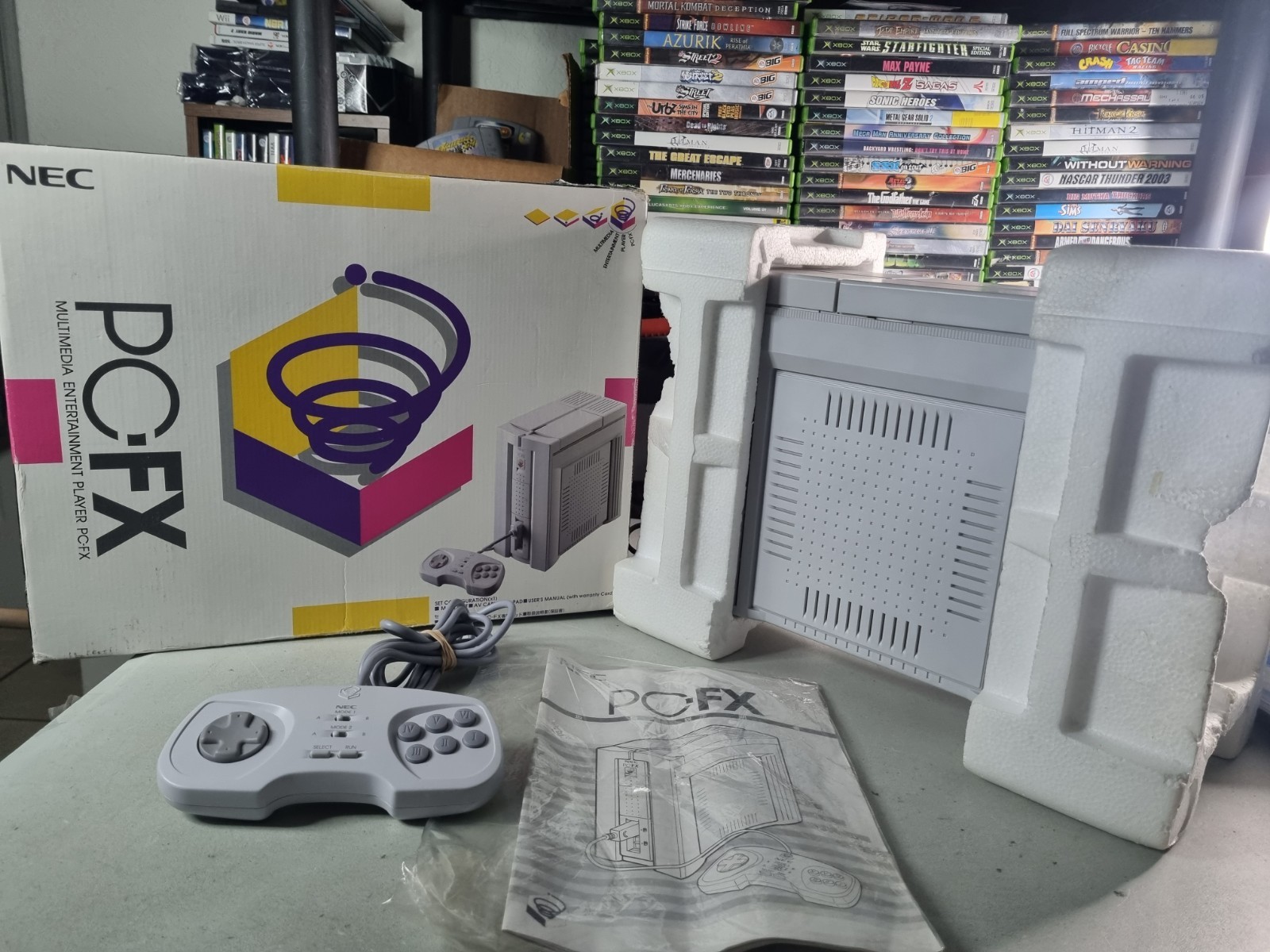 NEC PC-FX Used Console, Original Box, Controller TESTED AND WORKING US SELLER
