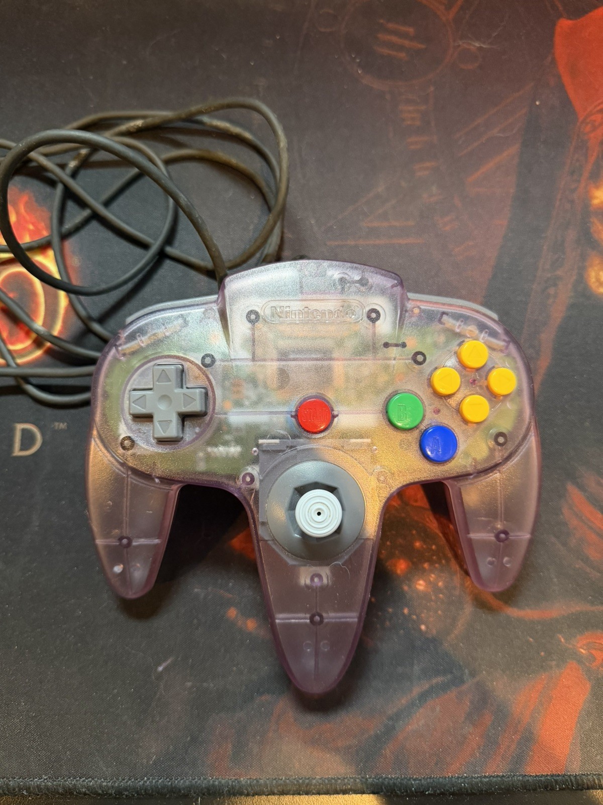 Nintendo 64 Game Console with Memory Expansion Pak and 2 Tight Controllers