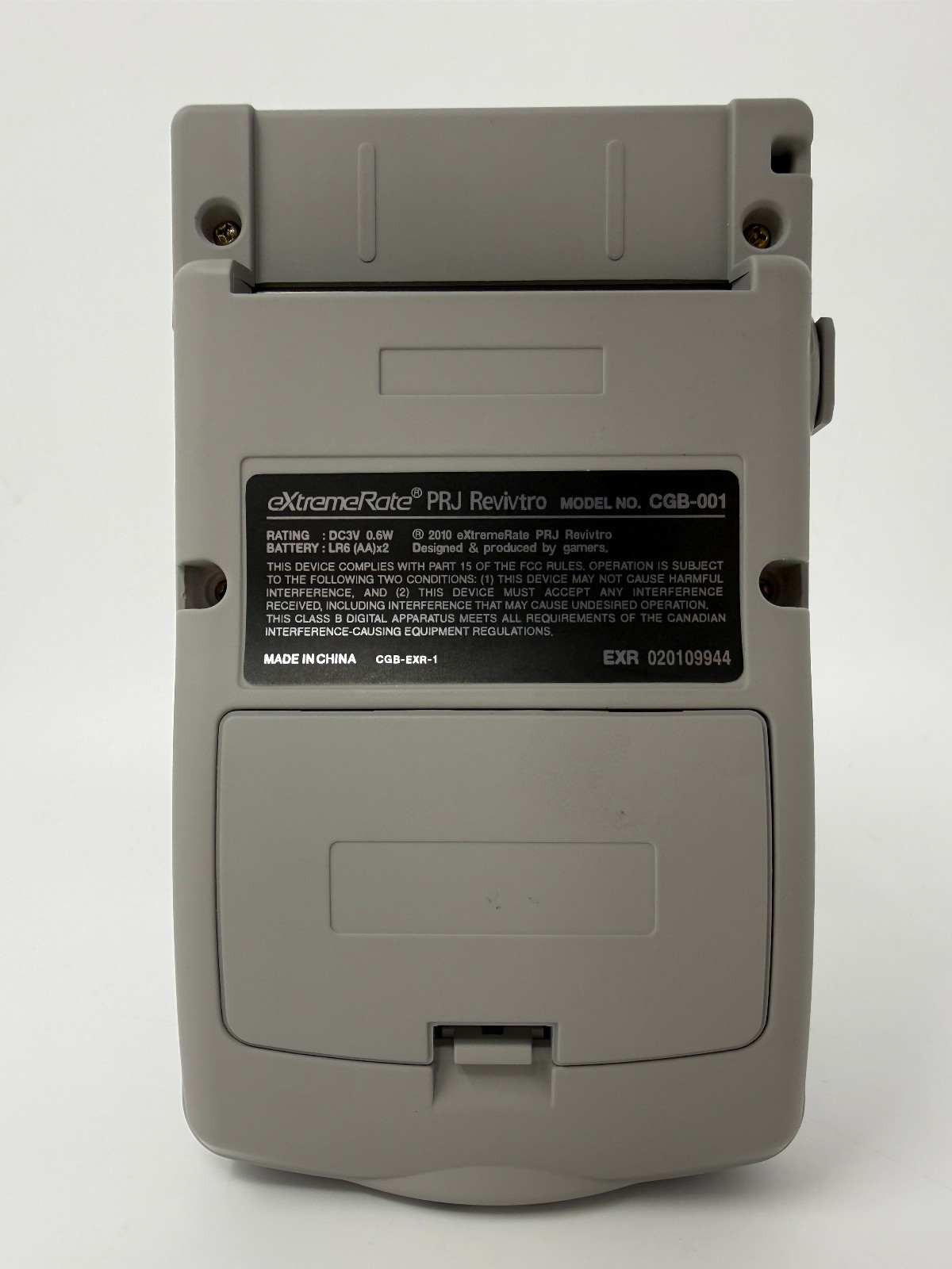 Nintendo Game Boy Color Handheld [CGB-001] *NEW HQ NES THEME SHELL – NM*