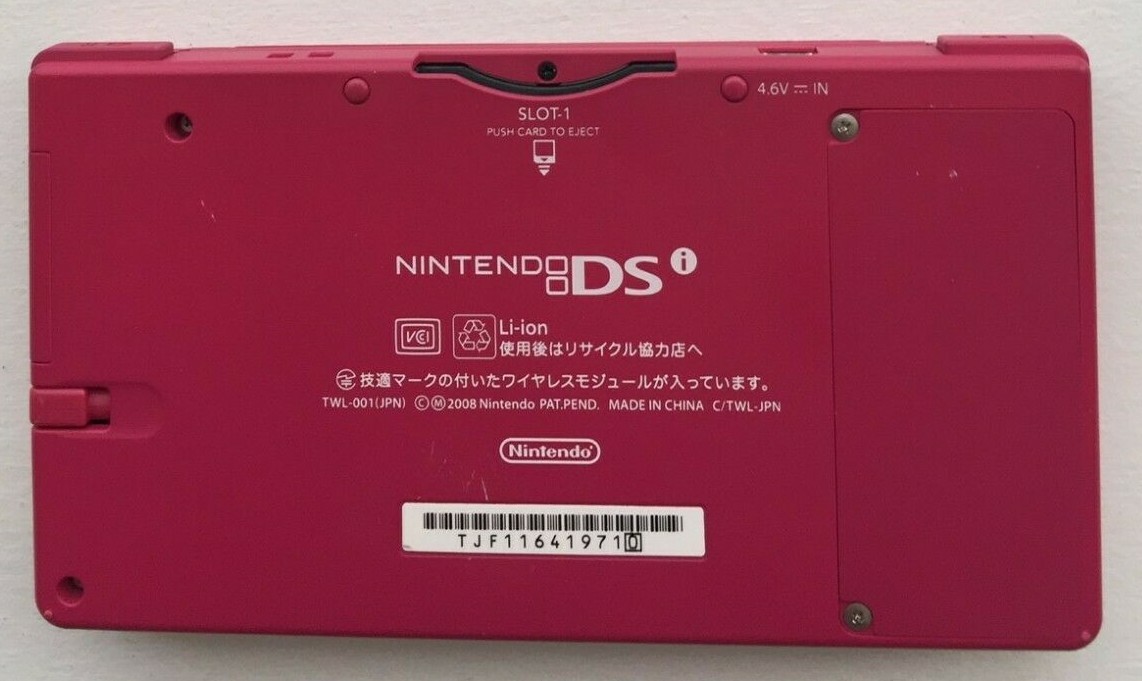 Nintendo DSi Pink Console + Charger GOOD CONDITION! Japan Import US Seller