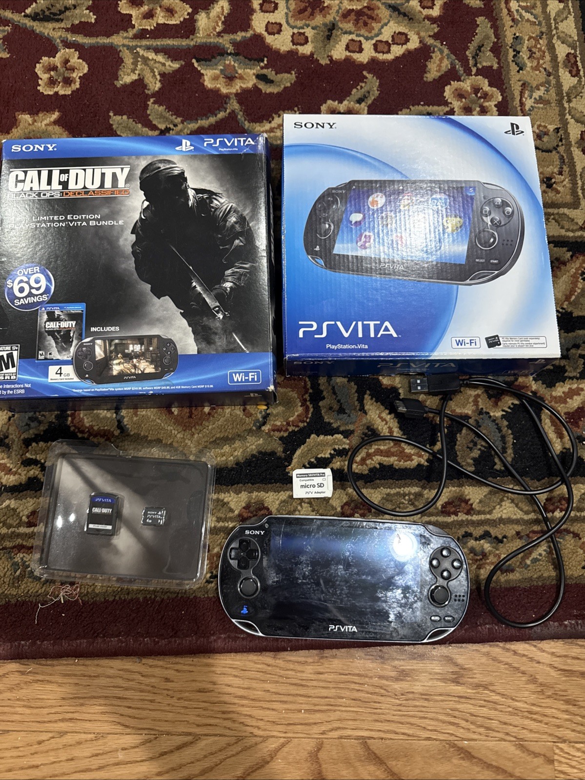 Sony PS Vita PCH-1001 Call of Duty Black Ops Limited Edition Console OLED 5″
