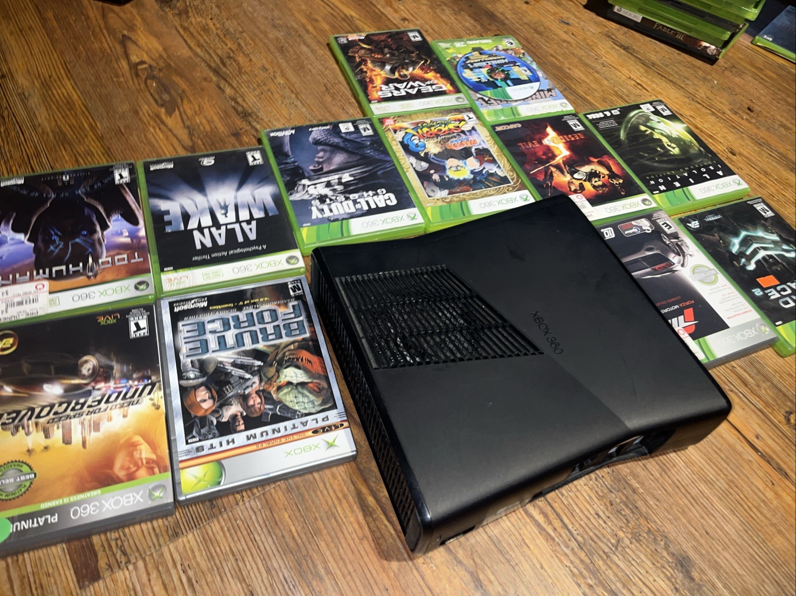 Microsoft Xbox 360 S Slim & Games – Replacement Console w/ Games Lot Bundle