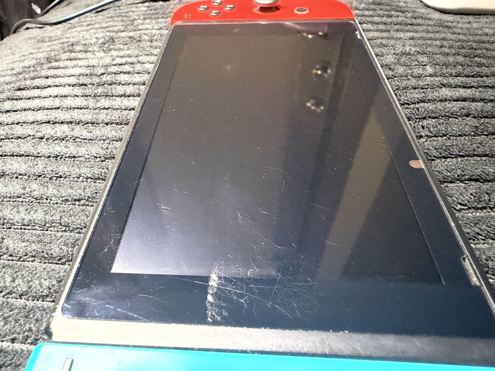 Nintendo Switch V2 HAC-001(-01) Neon Blue Red Joy-Cons Console Tested