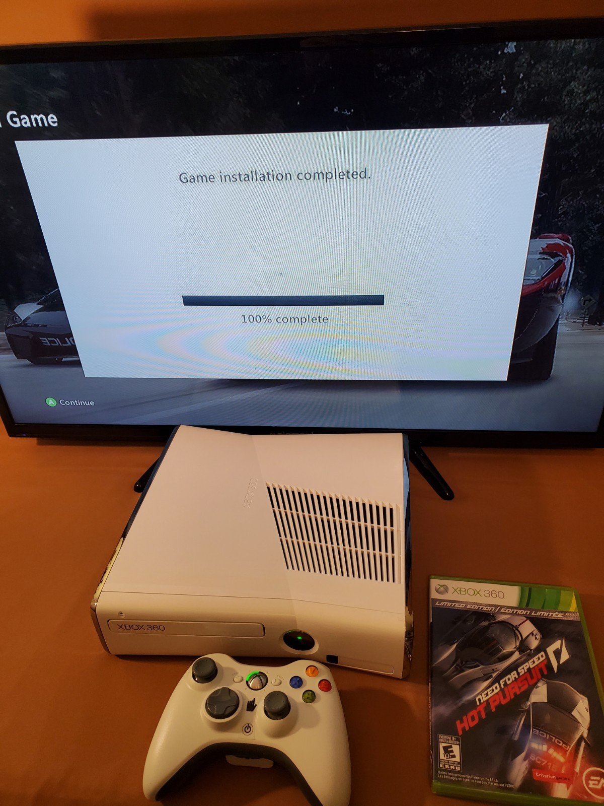Xbox 360 Slim Glossy White 250gb Kinect Skylanders Special Edition Full Renewal