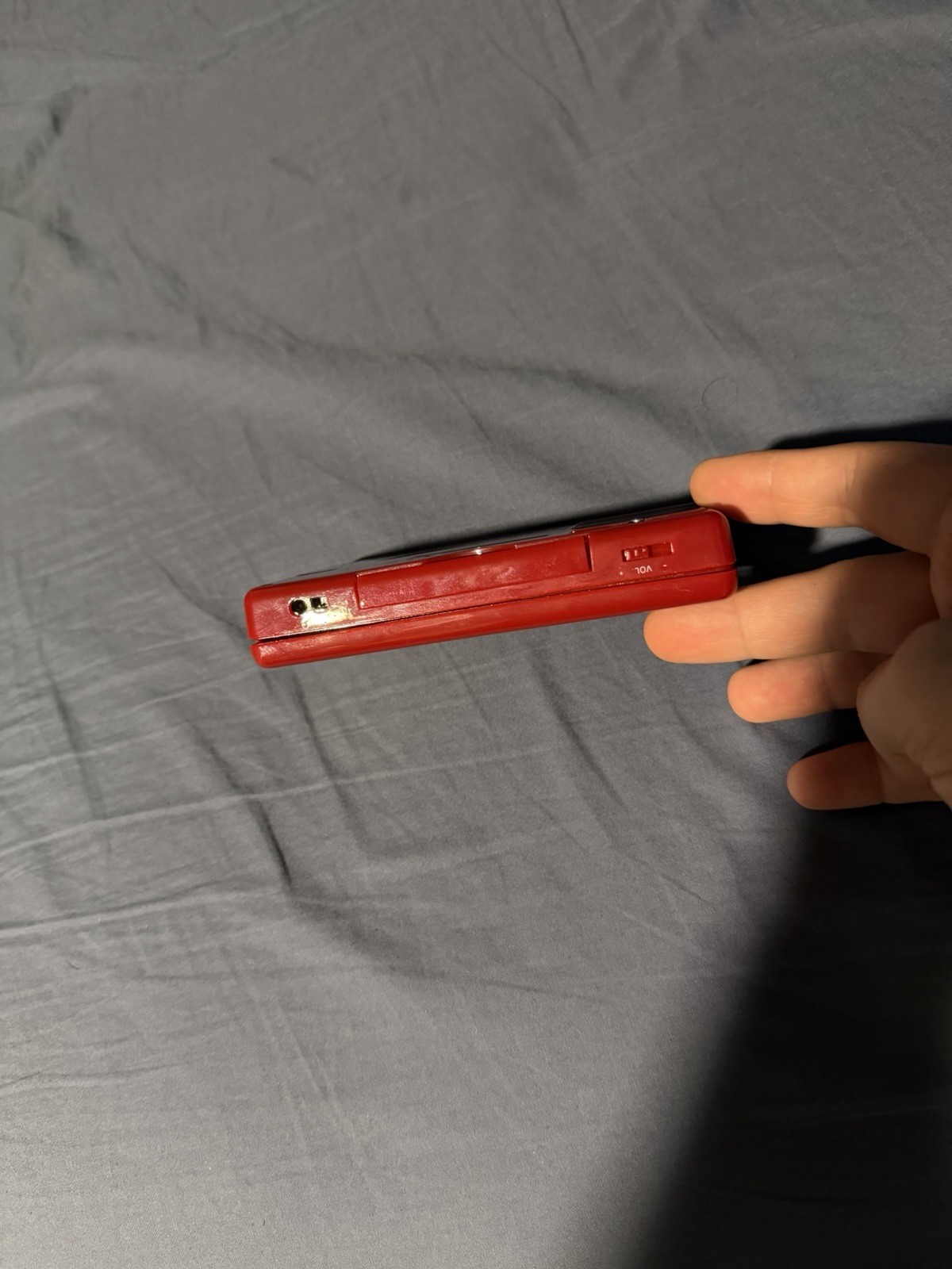 Nintendo DS Handheld System Red Mario Edition Console *READ DESC*!!