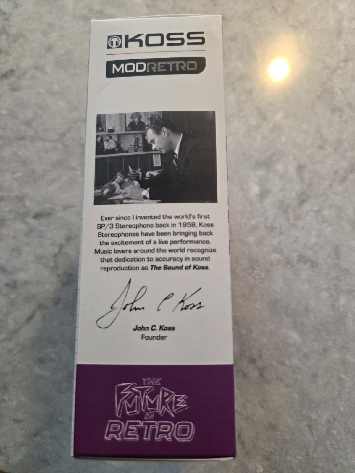 Midnight Mod Retro Koss Porta Pro Headphones (Brand New Sealed)