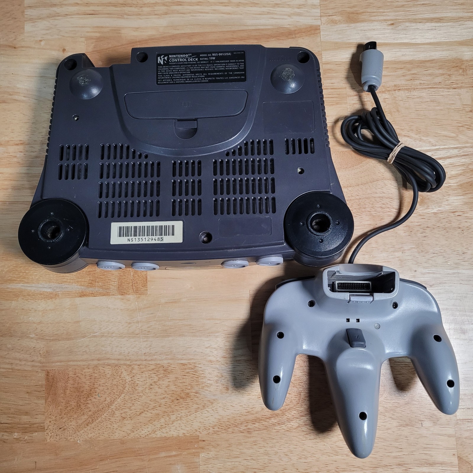 Nintendo 64 N64 Console Charcoal Gray Complete Set w. Expansion Pak – Tested