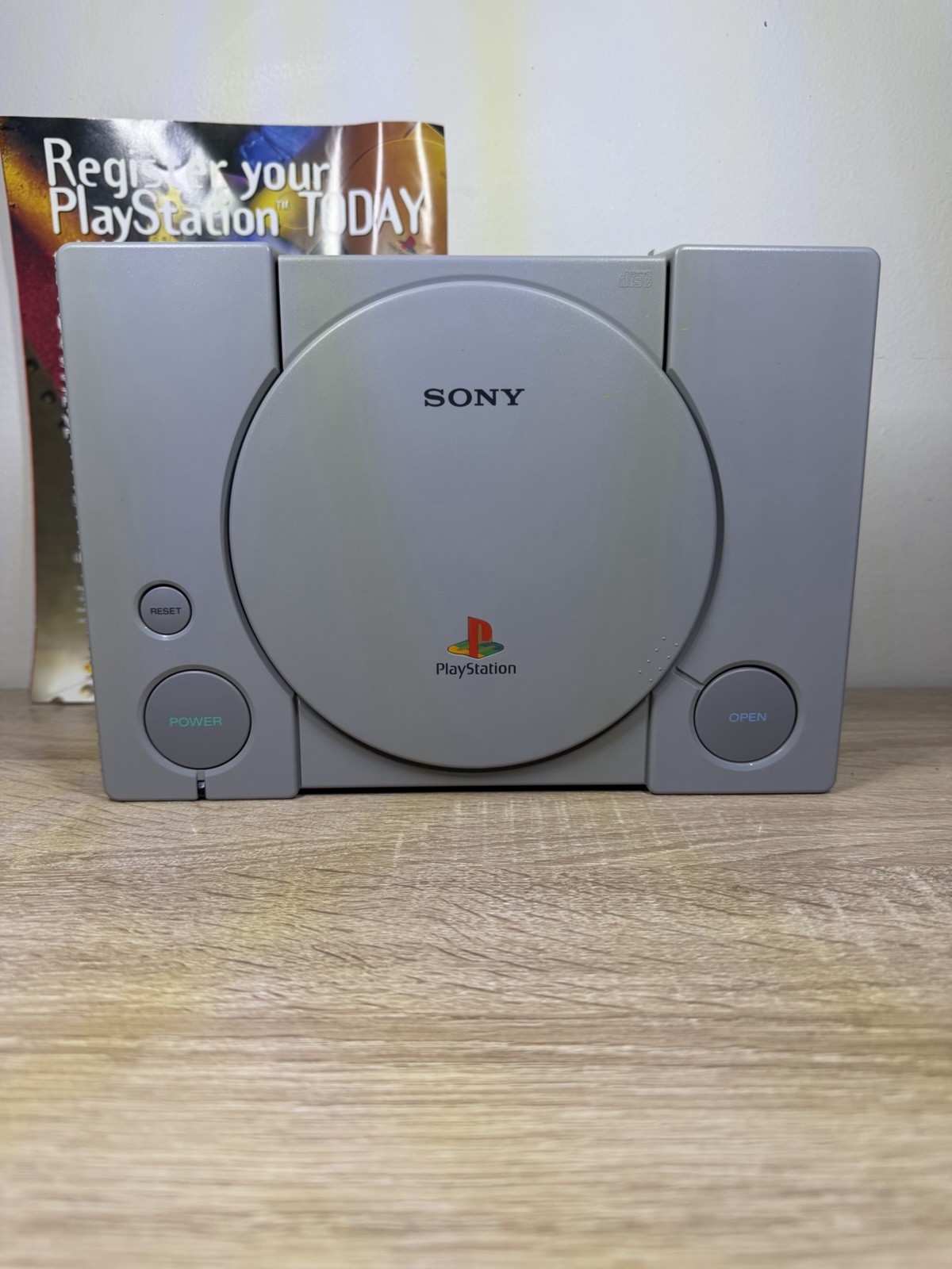 Sony PlayStation 1 PS1 Console Bundle (SCPH-7001) W/ Reg Card Manual & Inserts ✅