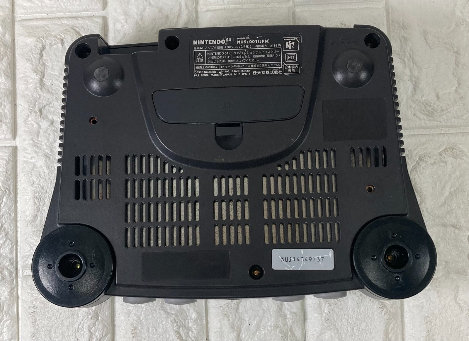 Nintendo 64 N64 Console Black 2 Controllers Expansion Pack 10 Games USA/JPN #015
