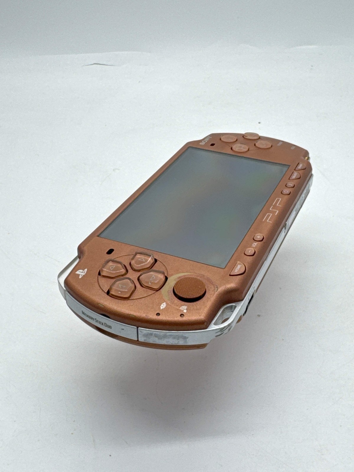 Sony PlayStation Portable PSP-2000 Matte Bronze Console #379 w/2400mAh Battery