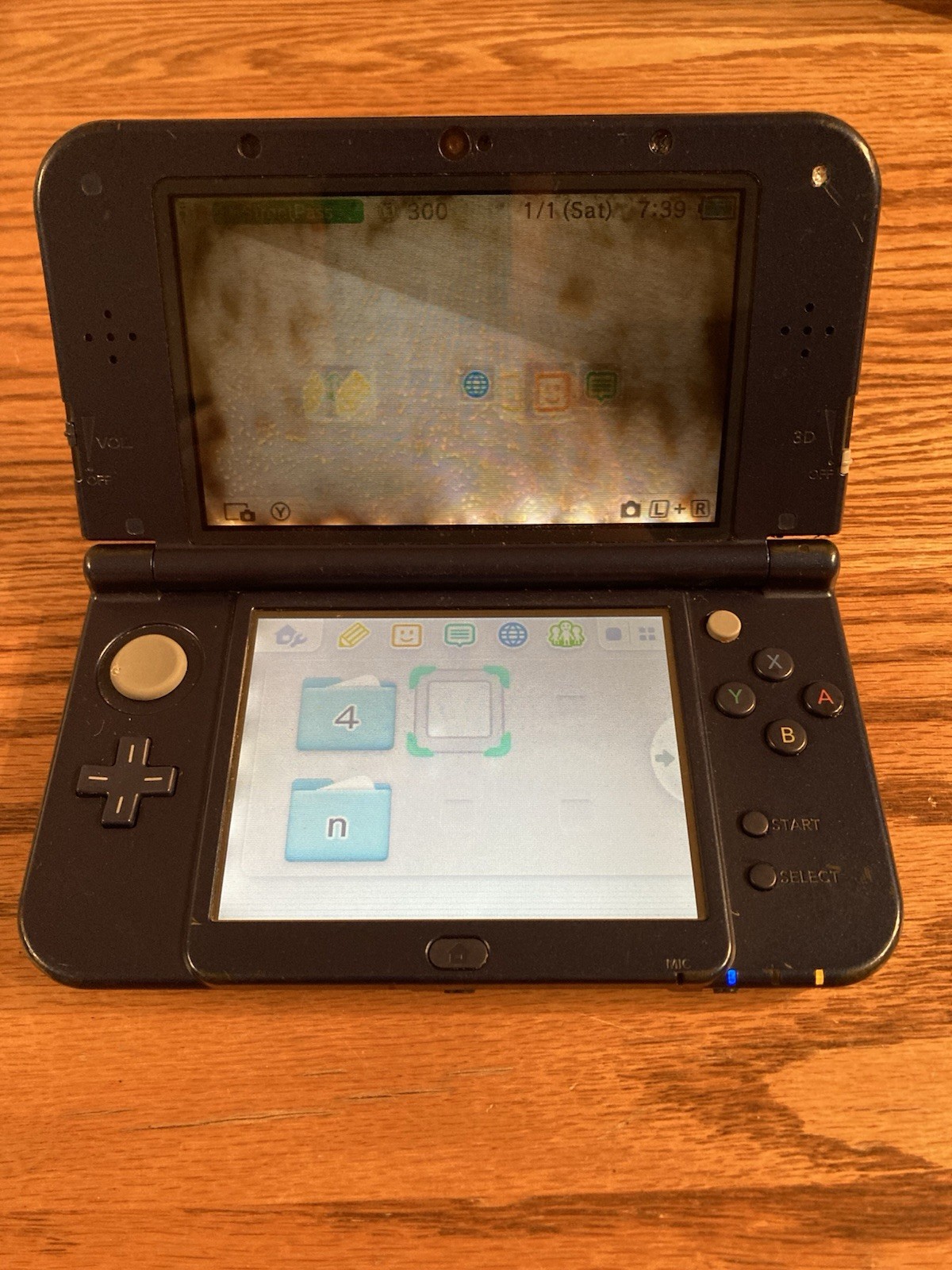 Nintendo 3DS XL Galaxy Edition Handheld System – READ