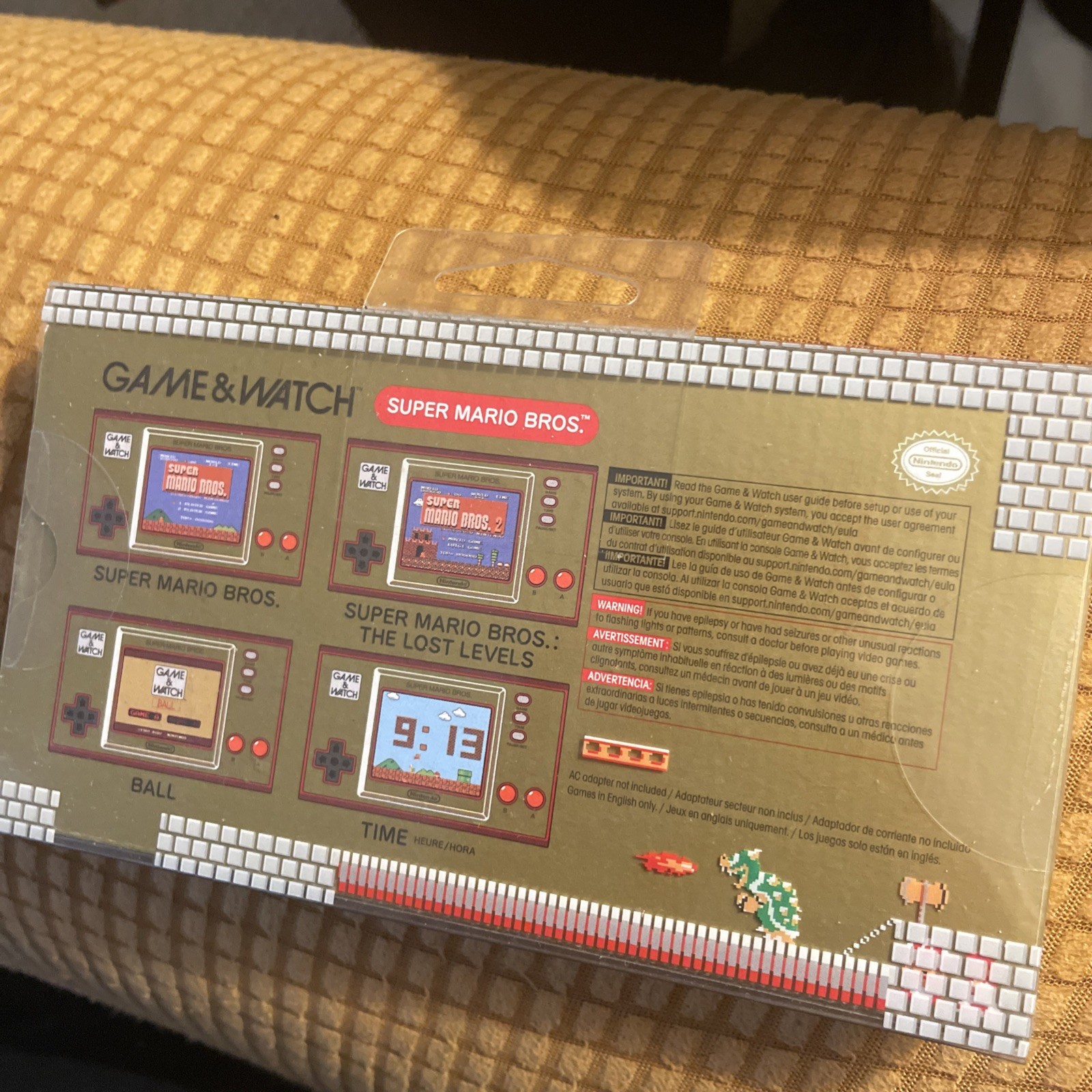 Nintendo Game and Watch Super Mario Bros Color Screen *NEW and Sealed* free ship