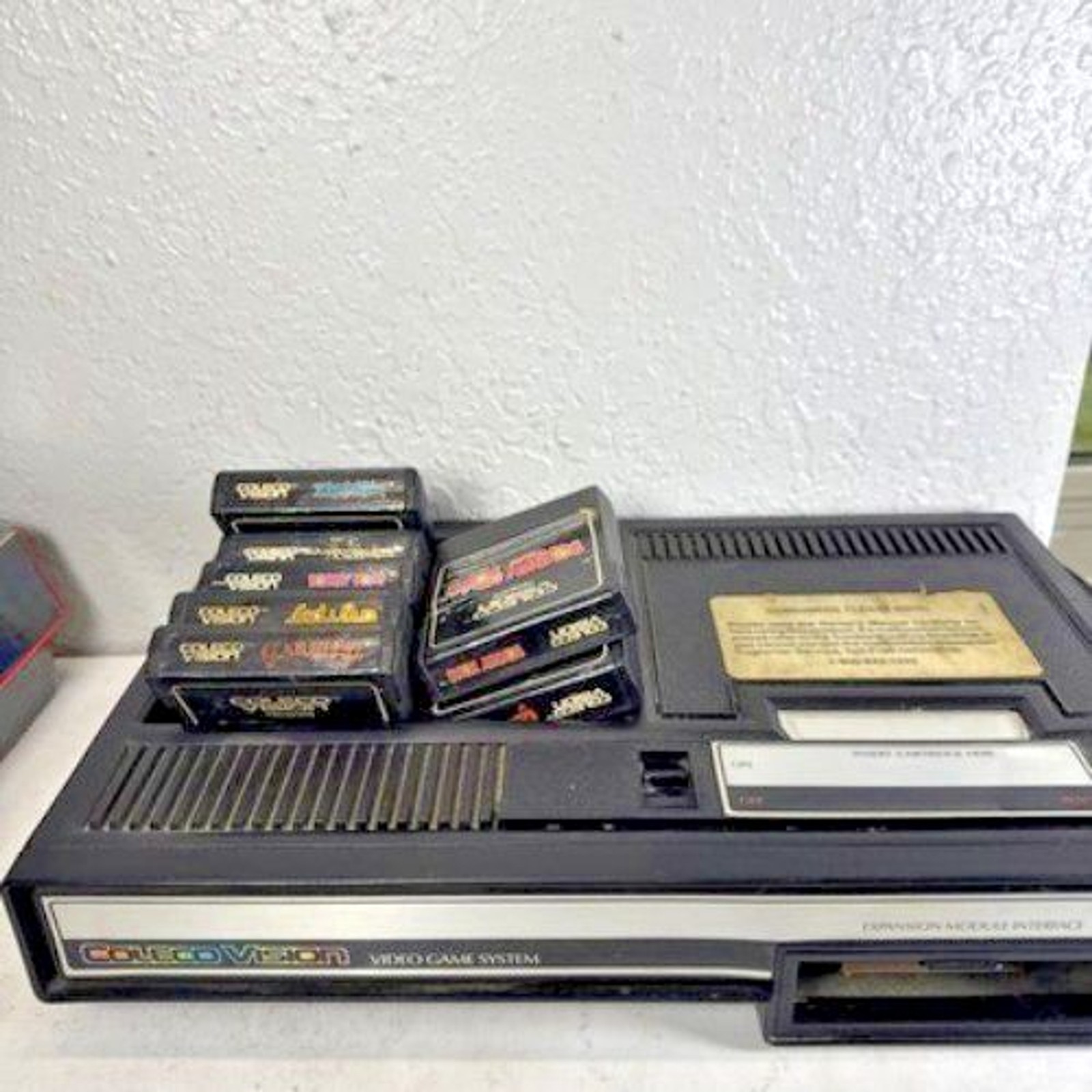 ColecoVision 2400 Console System Untested Console +7 Games (As Is Untested)