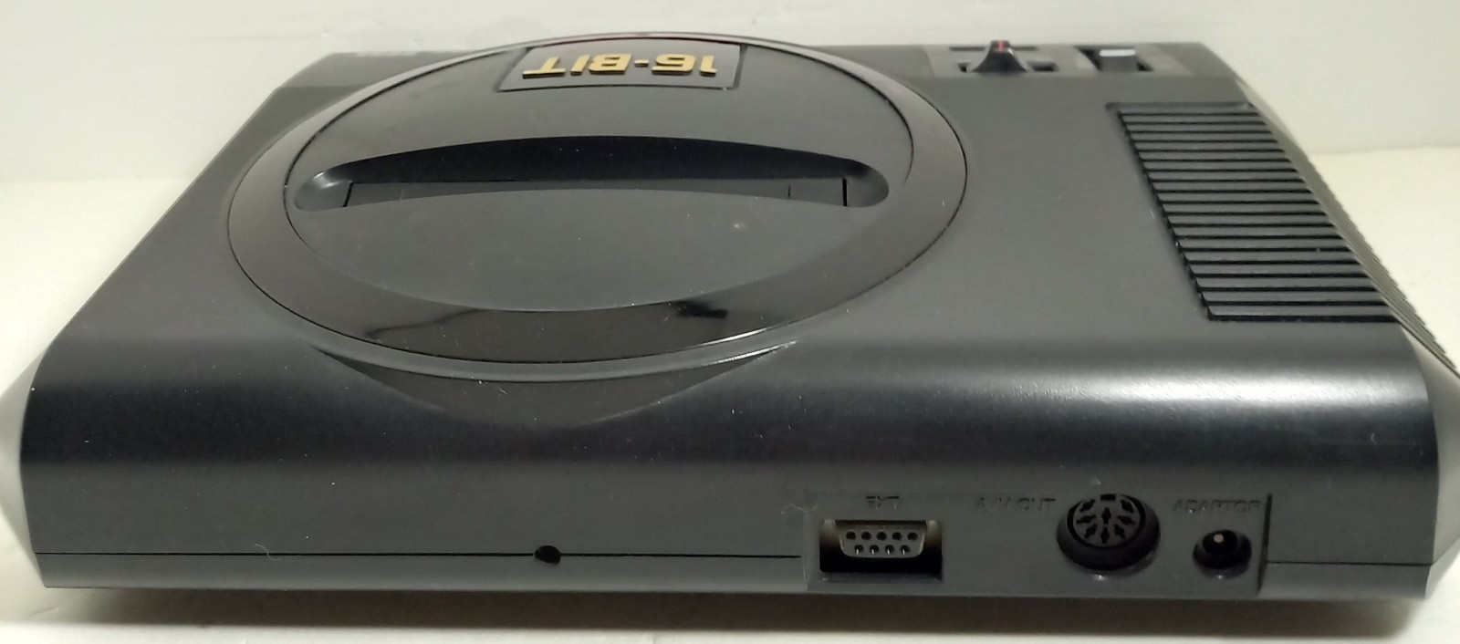SEGA Sega Mega Drive MD HAA-2510 Black Color W/AC adapter Controller Box Manual