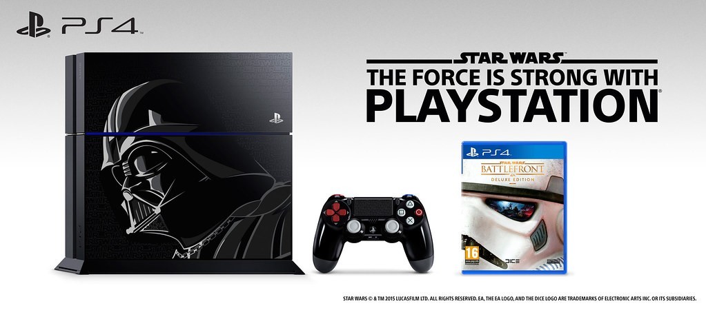 Sony PlayStation 4 PS4 500GB Star Wars Darth Vader Edition System Only CUH-1215A