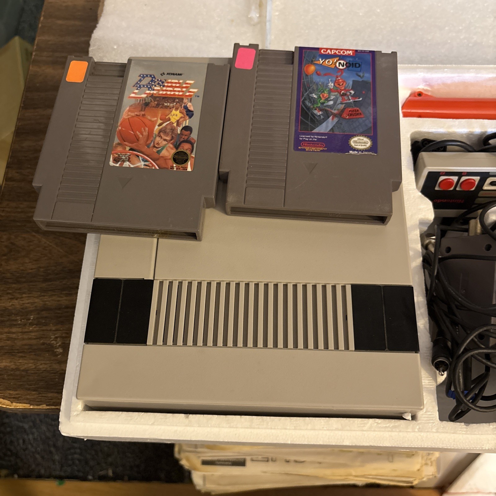 Nintendo NES Action Set System Console – Complete – Tested – Authentic + Games
